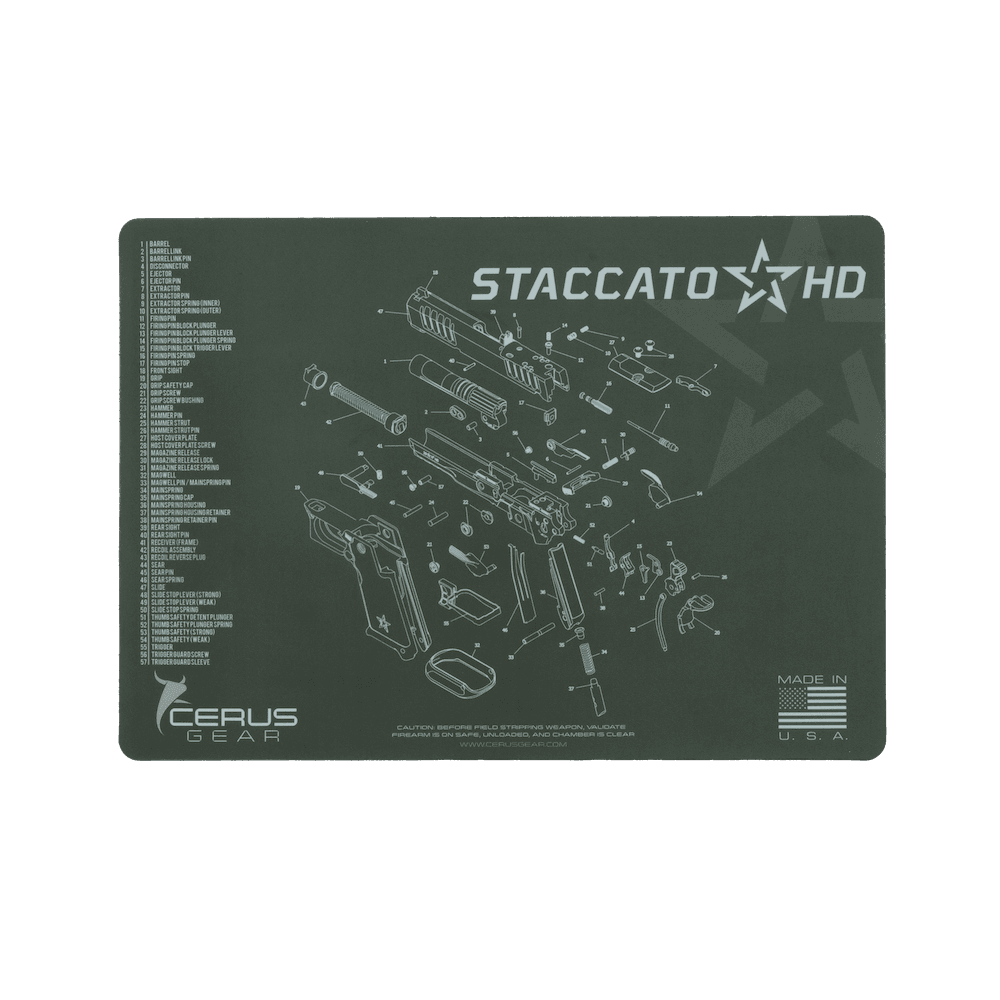 Staccato HD Schematic Pro Mat